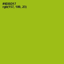 #9DBD17 - Citron Color Image