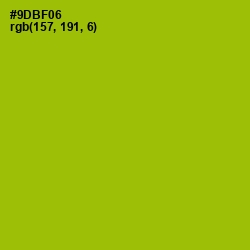 #9DBF06 - Citron Color Image