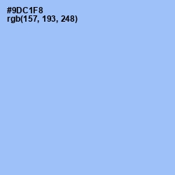 #9DC1F8 - Cornflower Color Image