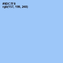 #9DC7F8 - Cornflower Color Image