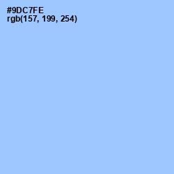 #9DC7FE - Cornflower Color Image