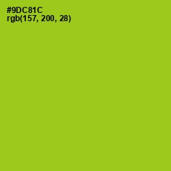 #9DC81C - Pistachio Color Image