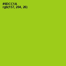 #9DCC1A - Pistachio Color Image