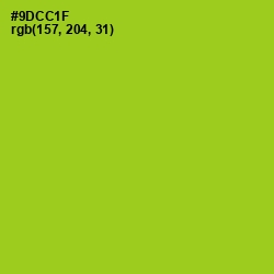 #9DCC1F - Pistachio Color Image