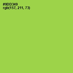 #9DD349 - Conifer Color Image