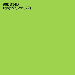 #9DD34D - Conifer Color Image