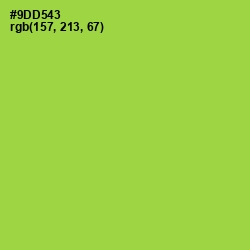 #9DD543 - Conifer Color Image