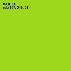 #9DD81F - Pistachio Color Image