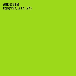 #9DD91B - Pistachio Color Image