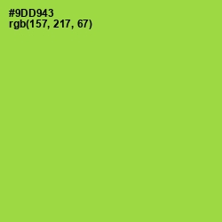 #9DD943 - Conifer Color Image