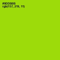 #9DDB0B - Pistachio Color Image