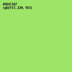 #9DE567 - Conifer Color Image