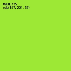 #9DE735 - Atlantis Color Image