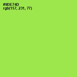 #9DE74D - Conifer Color Image