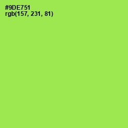 #9DE751 - Conifer Color Image