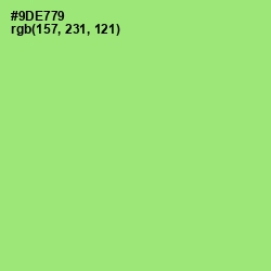 #9DE779 - Wild Willow Color Image