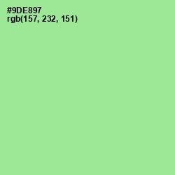 #9DE897 - Granny Smith Apple Color Image