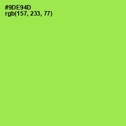 #9DE94D - Conifer Color Image