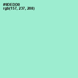 #9DEDD0 - Riptide Color Image