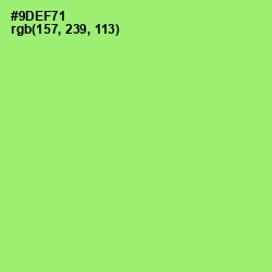 #9DEF71 - Conifer Color Image