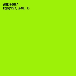 #9DF007 - Inch Worm Color Image