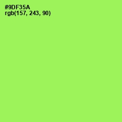 #9DF35A - Conifer Color Image