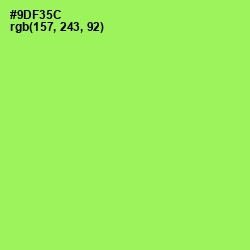 #9DF35C - Conifer Color Image