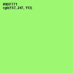 #9DF771 - Conifer Color Image