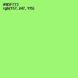 #9DF773 - Conifer Color Image