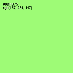 #9DFB75 - Conifer Color Image