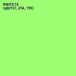 #9DFE74 - Conifer Color Image