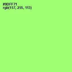 #9DFF71 - Conifer Color Image