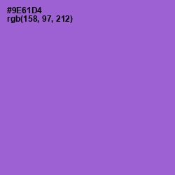 #9E61D4 - Amethyst Color Image