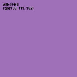 #9E6FB6 - Wisteria Color Image