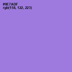 #9E7ADF - Lilac Bush Color Image