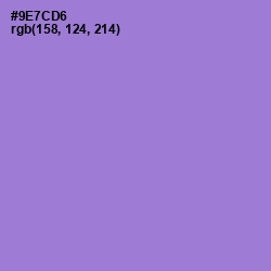 #9E7CD6 - Lilac Bush Color Image