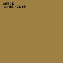 #9E8042 - Driftwood Color Image