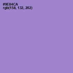 #9E84CA - Blue Bell Color Image