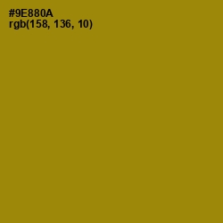 #9E880A - Reef Gold Color Image