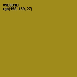 #9E8B1B - Reef Gold Color Image
