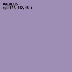 #9E8EB5 - Manatee Color Image