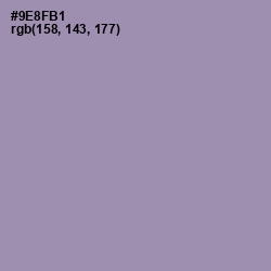 #9E8FB1 - Manatee Color Image