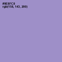 #9E8FC8 - Blue Bell Color Image