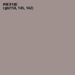 #9E918E - Lemon Grass Color Image