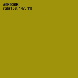 #9E930B - Reef Gold Color Image