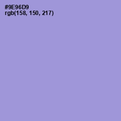 #9E96D9 - Blue Bell Color Image