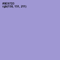 #9E97D3 - Blue Bell Color Image