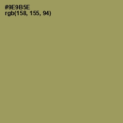#9E9B5E - Barley Corn Color Image