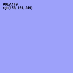 #9EA1F9 - Jordy Blue Color Image