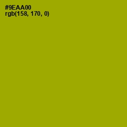 #9EAA00 - Citron Color Image